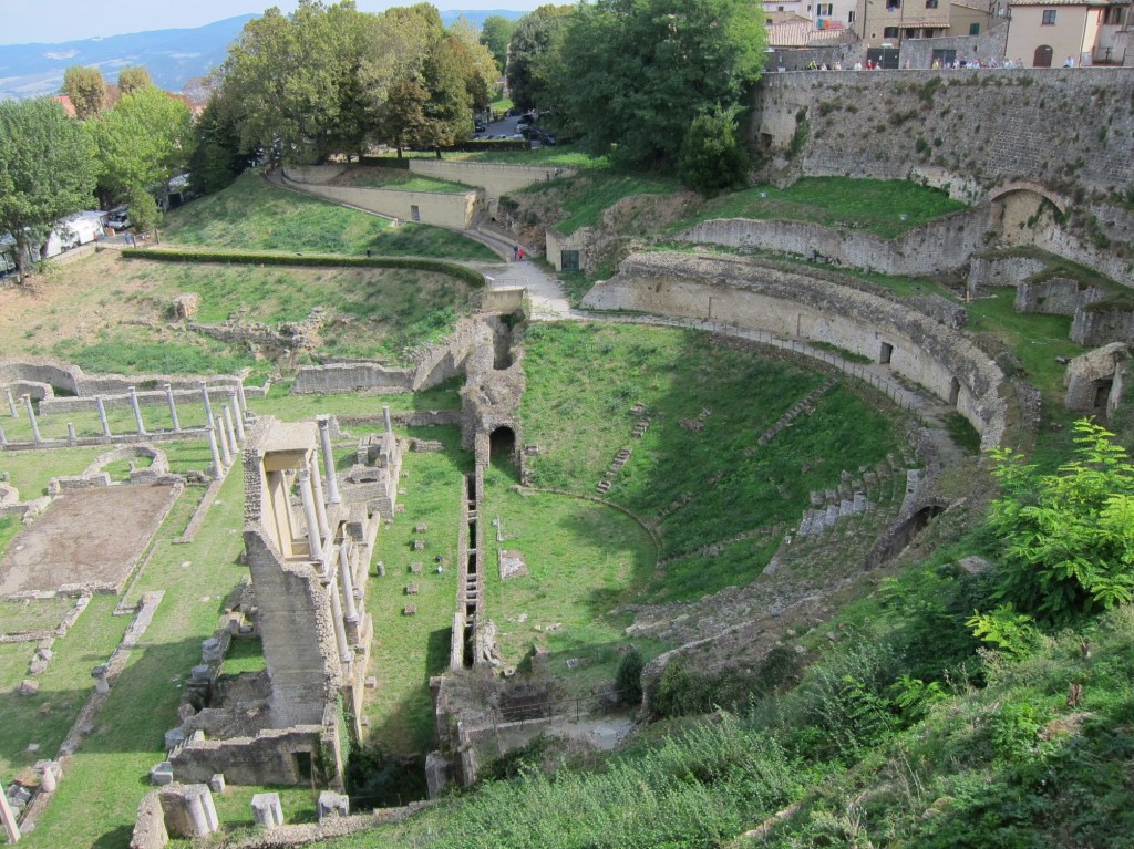 Etruscan ruins, Volterra